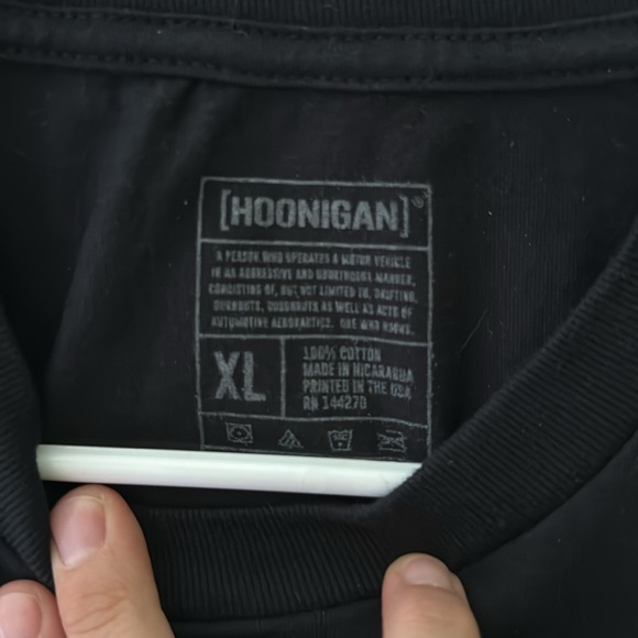 Hoonigan Tire Slayer T-Shirt, Size XL - Picture 3 of 3